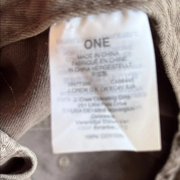 J. Crew Brown Snoopy Embroidered Baseball Cap - Picture 3 of 4